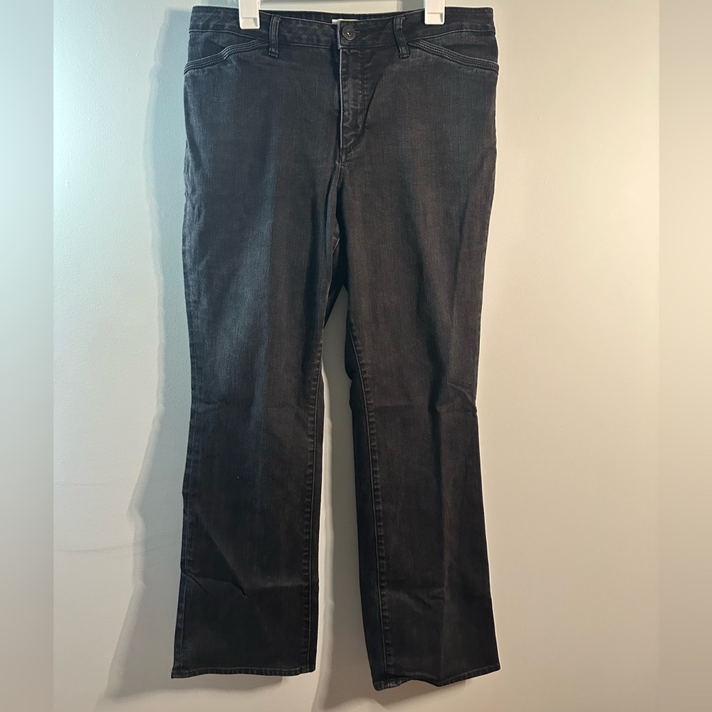 Coldwater Creek Women's Black Straight Leg Jeans